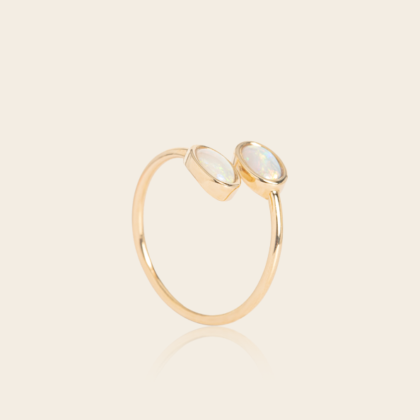 9K+Opal Ring