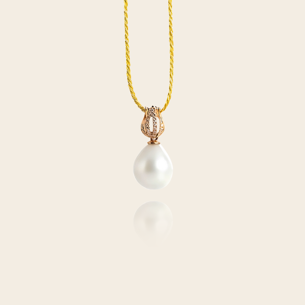 9K+Akoya Pendant