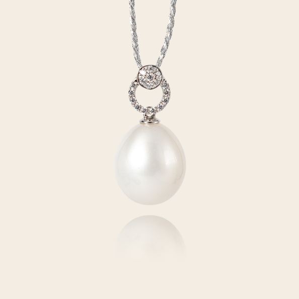 9K+Akoya Pendant
