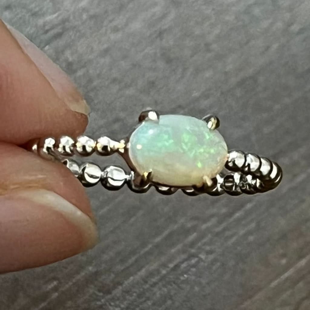 18KWG Opal Ring