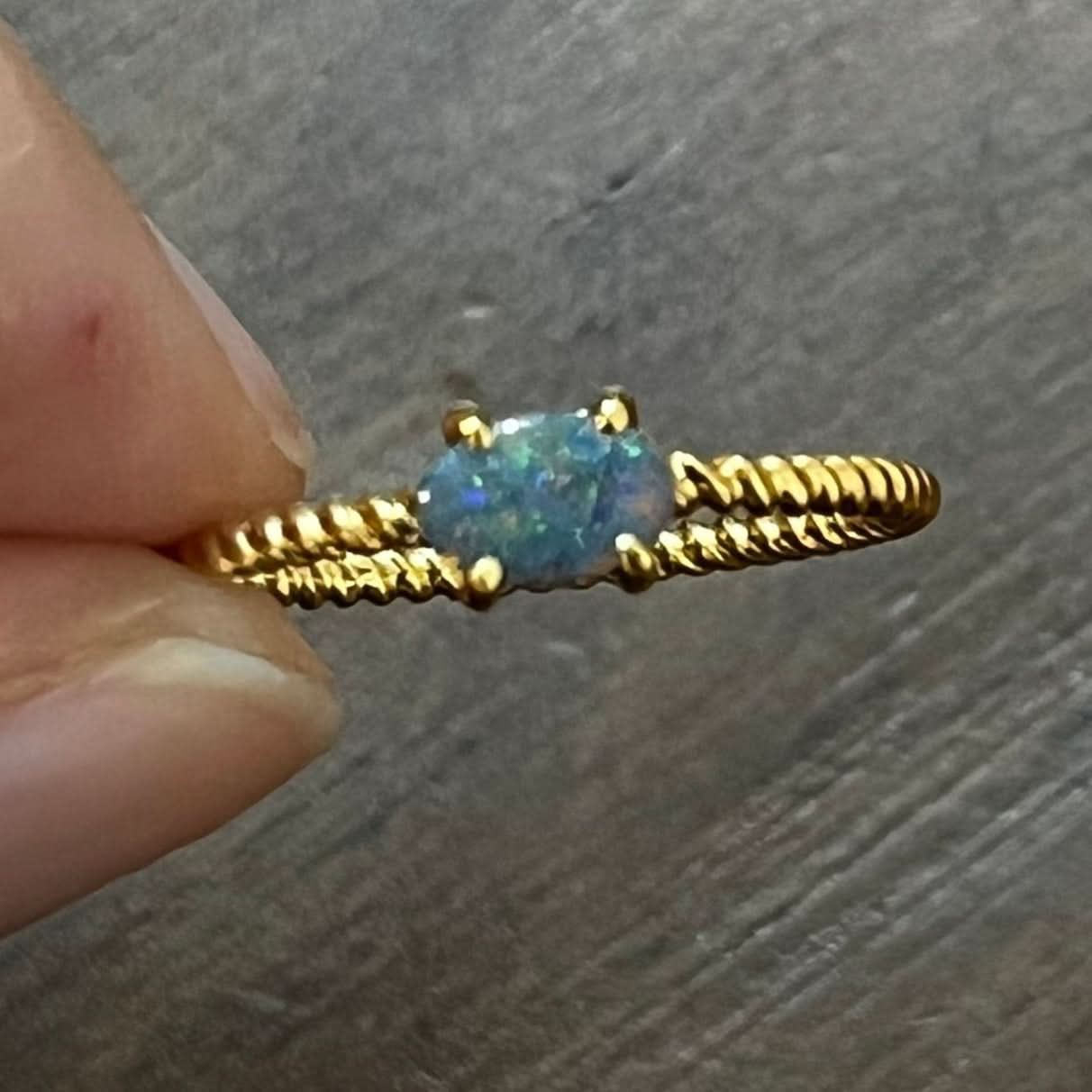 18KWG Opal Ring