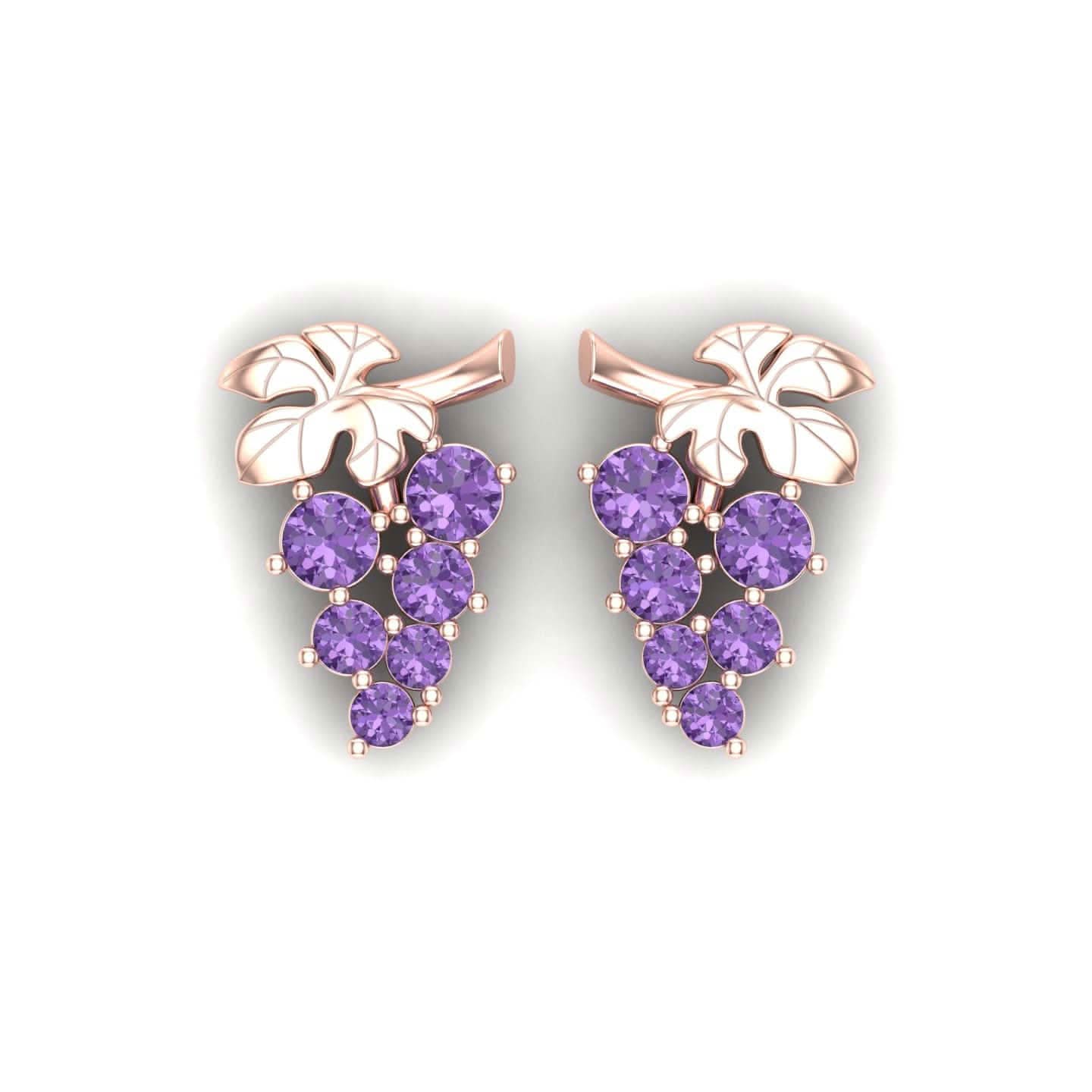 Fall Grape | Earrings