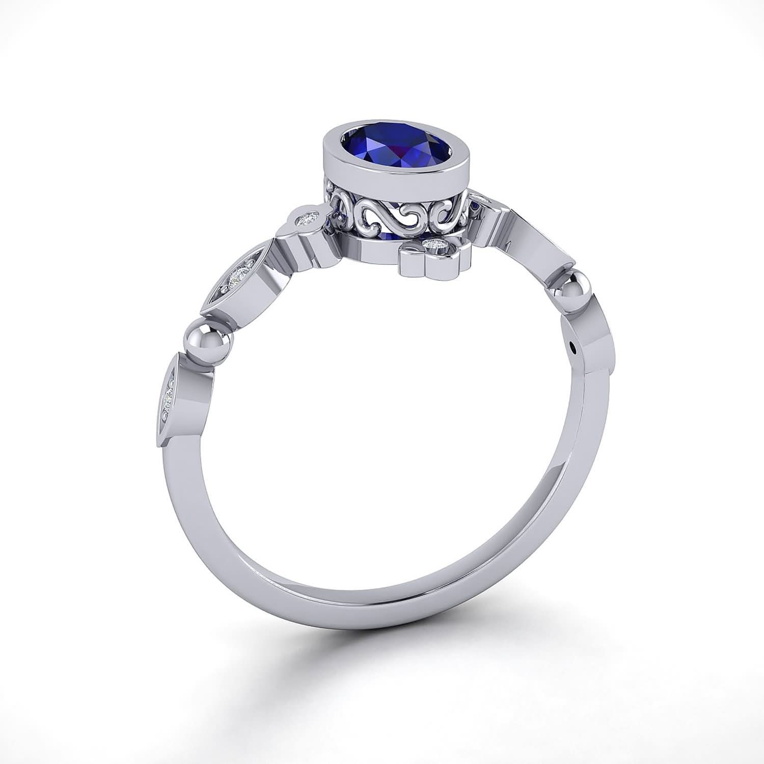 Browse Diamond Bezel Engagement Rings Australia | Gloaming | Rings Melbourne Australia