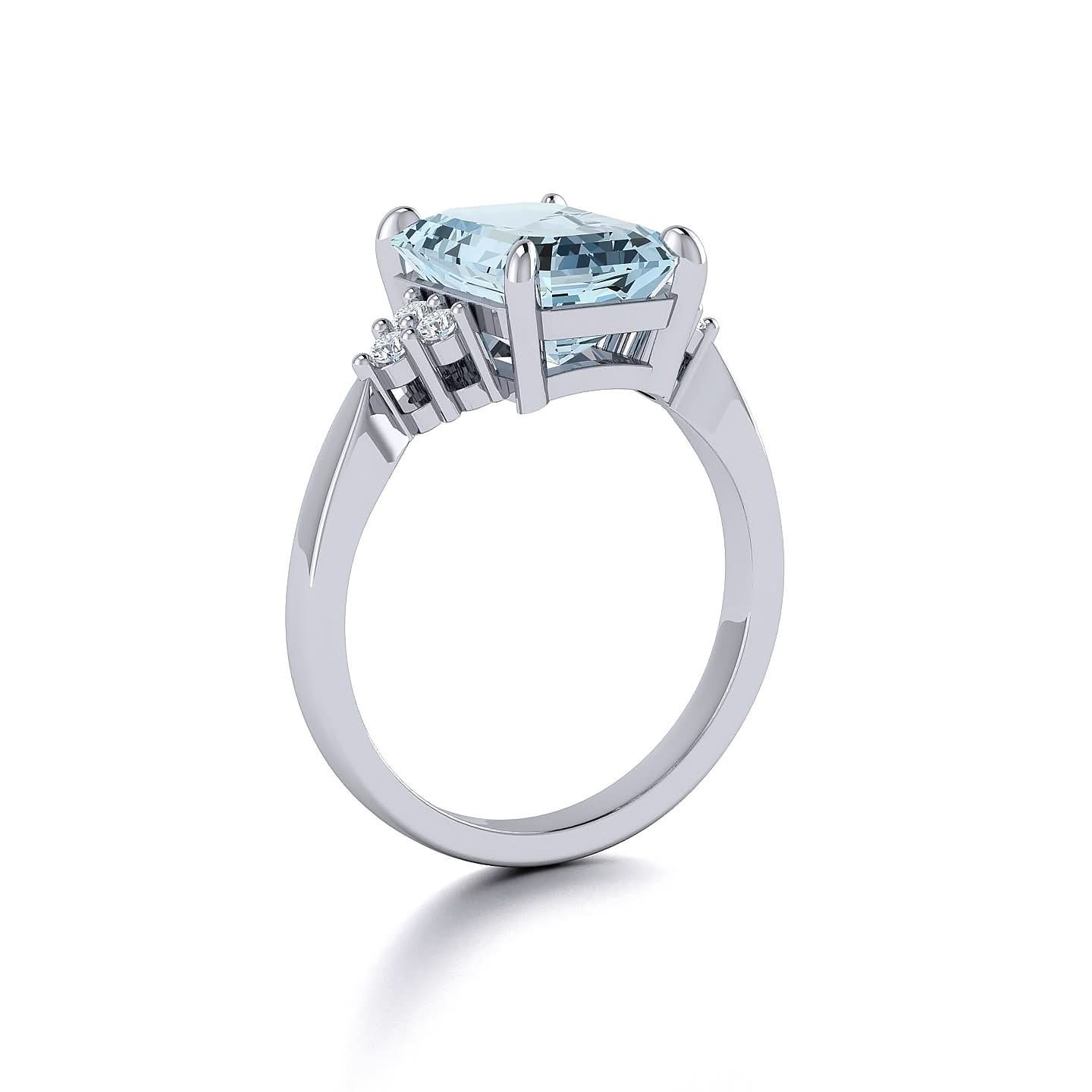 18K SOLID GOLD TOPAZ STATEMENT RING - Melbourne, Australia