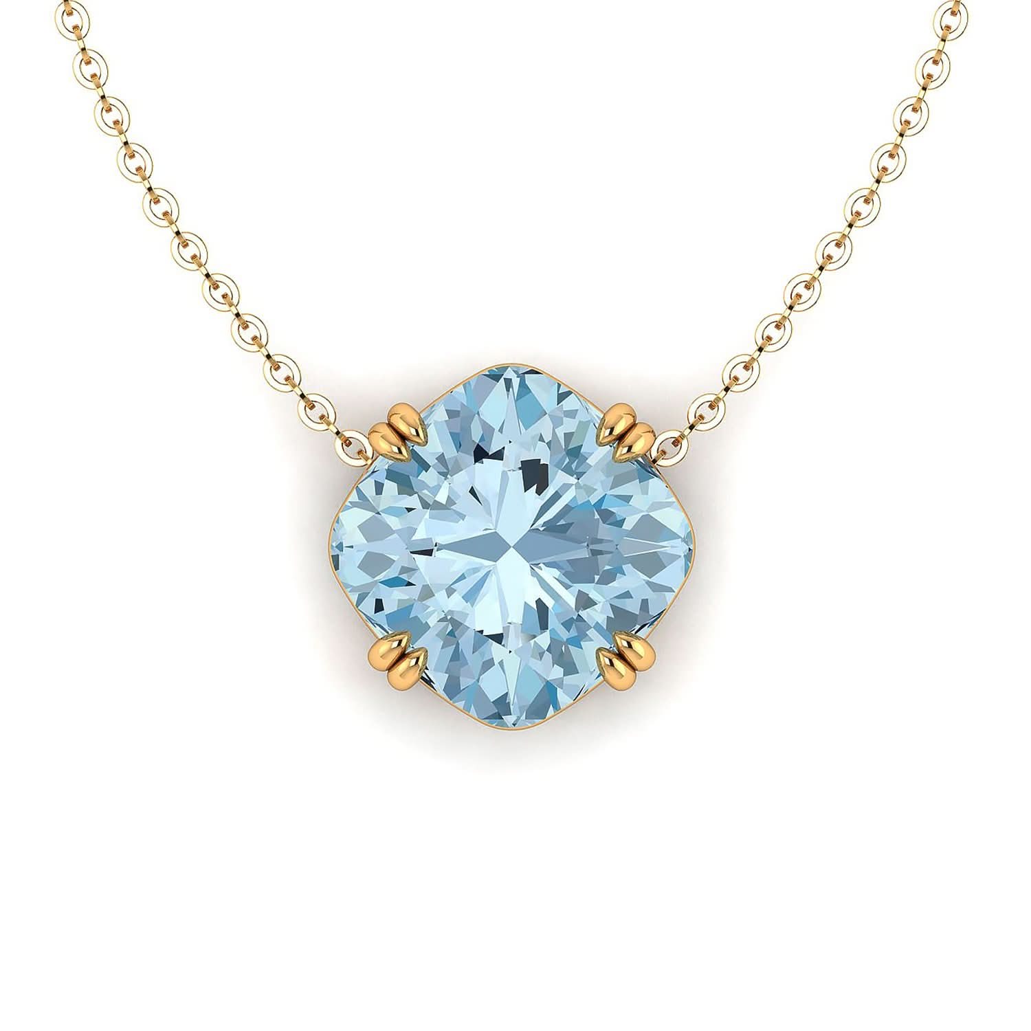 18K SOLID GOLD TOPAZ STATEMENT PENDANT - Melbourne, Australia