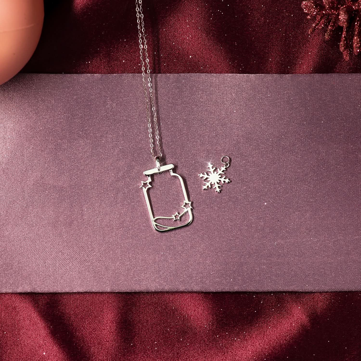 CHRISTMAS 18K SOLID GOLD SEPARABLE WISH BOTTLE NECKLACE - Melbourne, Australia