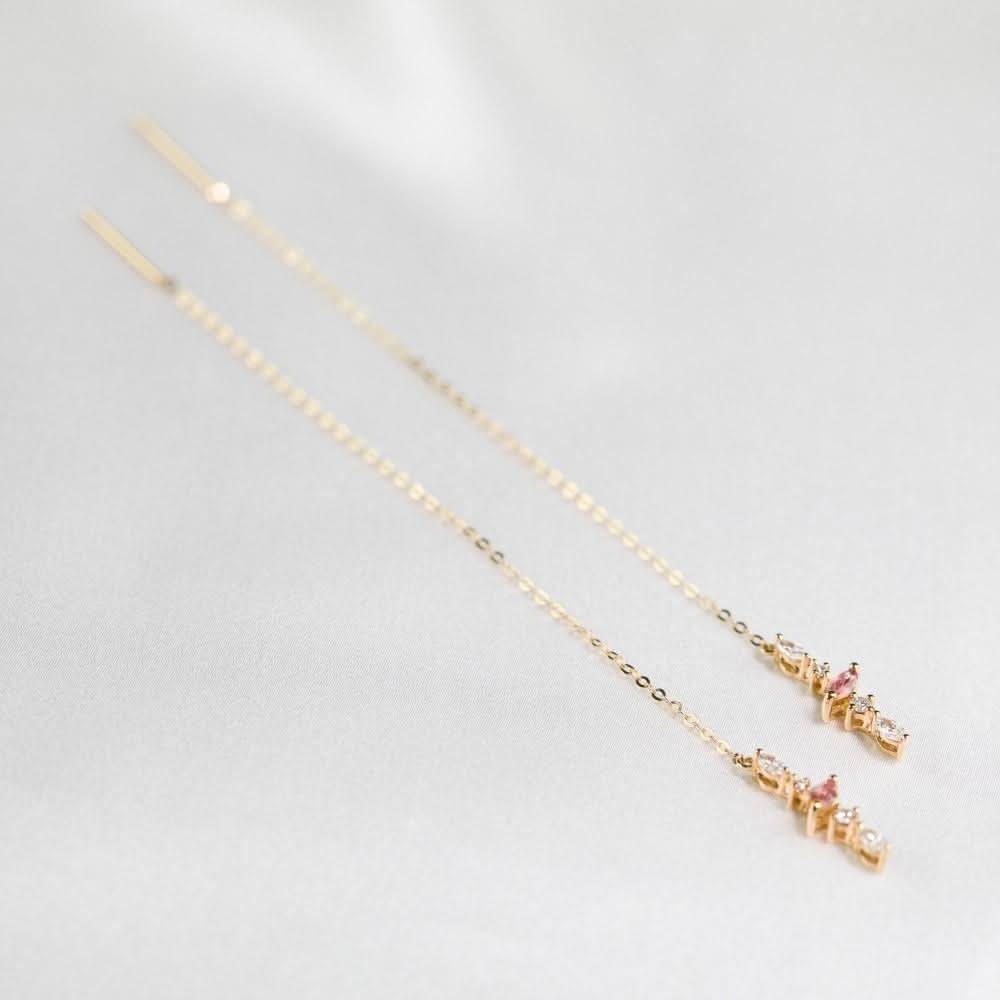 Sapphire and Diamond Drop Earrings - Melbourne, Australia