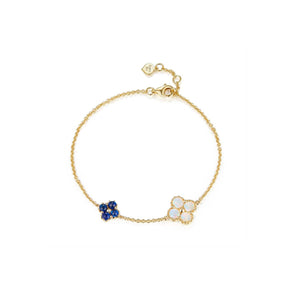 Clover - 18K Opal Sapphire Bracelet