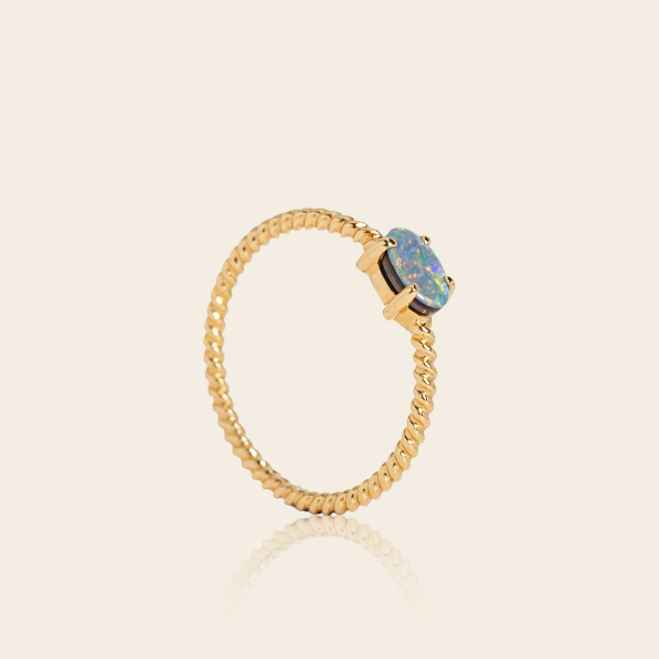 18KWG Opal Ring