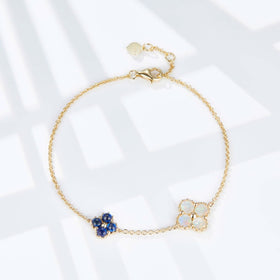 Clover - 18K Opal Sapphire Bracelet