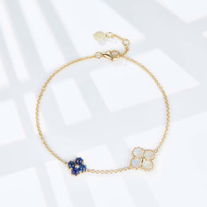 Clover - 18K Opal Sapphire Bracelet