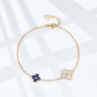Clover - 18K Opal Sapphire Bracelet