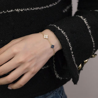 Clover - 18K Opal Sapphire Bracelet