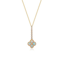 Chloe II – 18K Opal Diamond Necklace