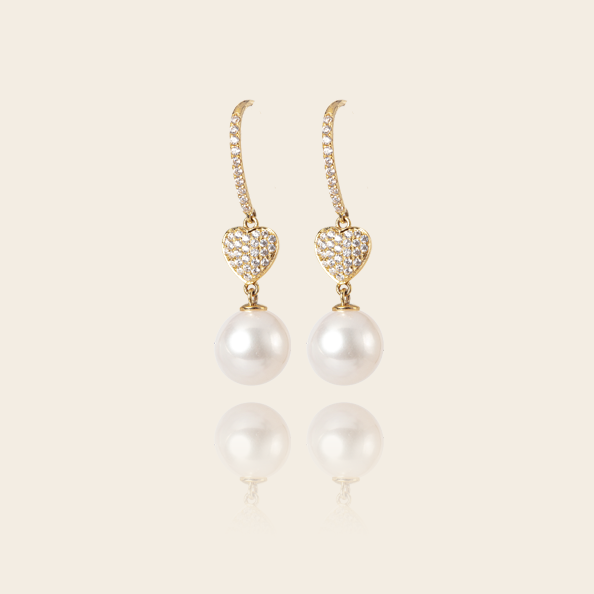9K+Akoya Earring