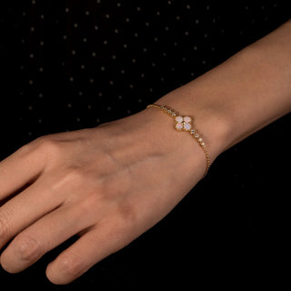 Chloe II – 18K Opal Diamond Bracelet