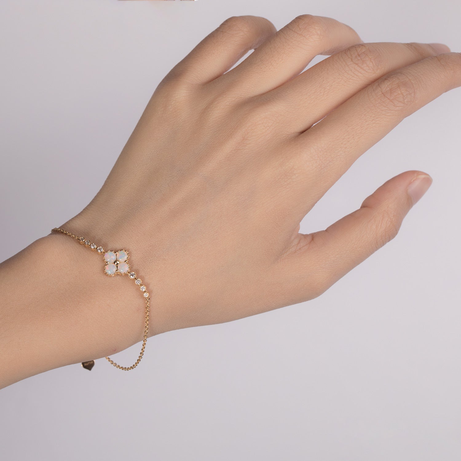 Chloe II – 18K Opal Diamond Bracelet