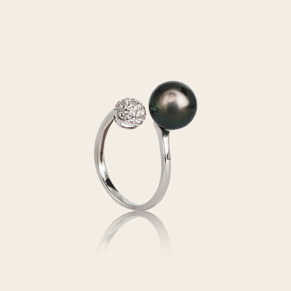 9K Dia Tahitian Ring