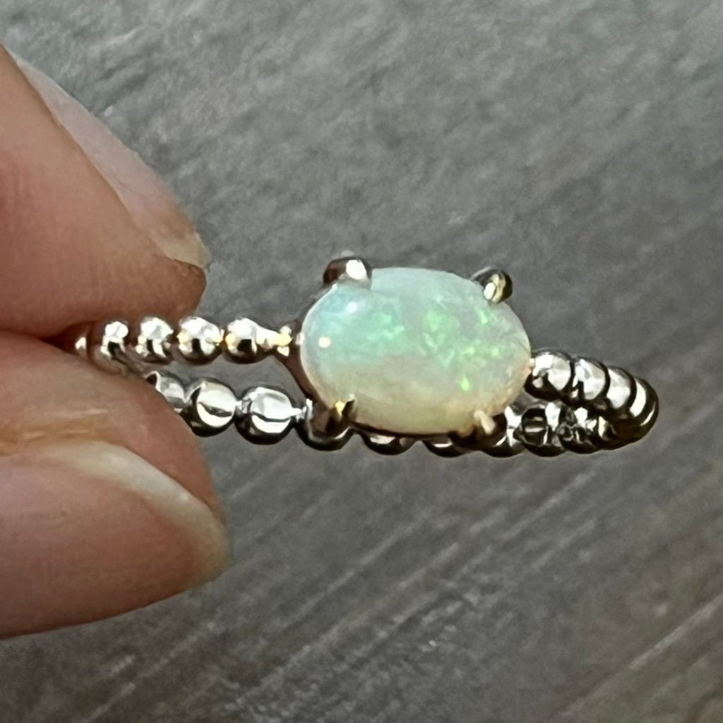 18KWG Opal Ring