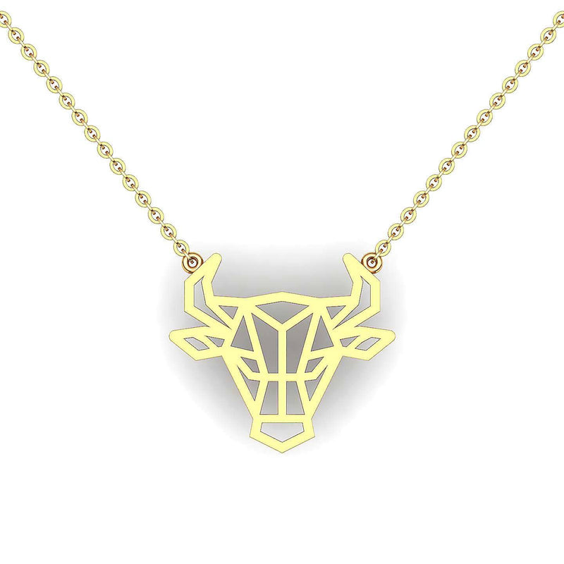 Geometric Animal Zodiac - Ox | Necklaces