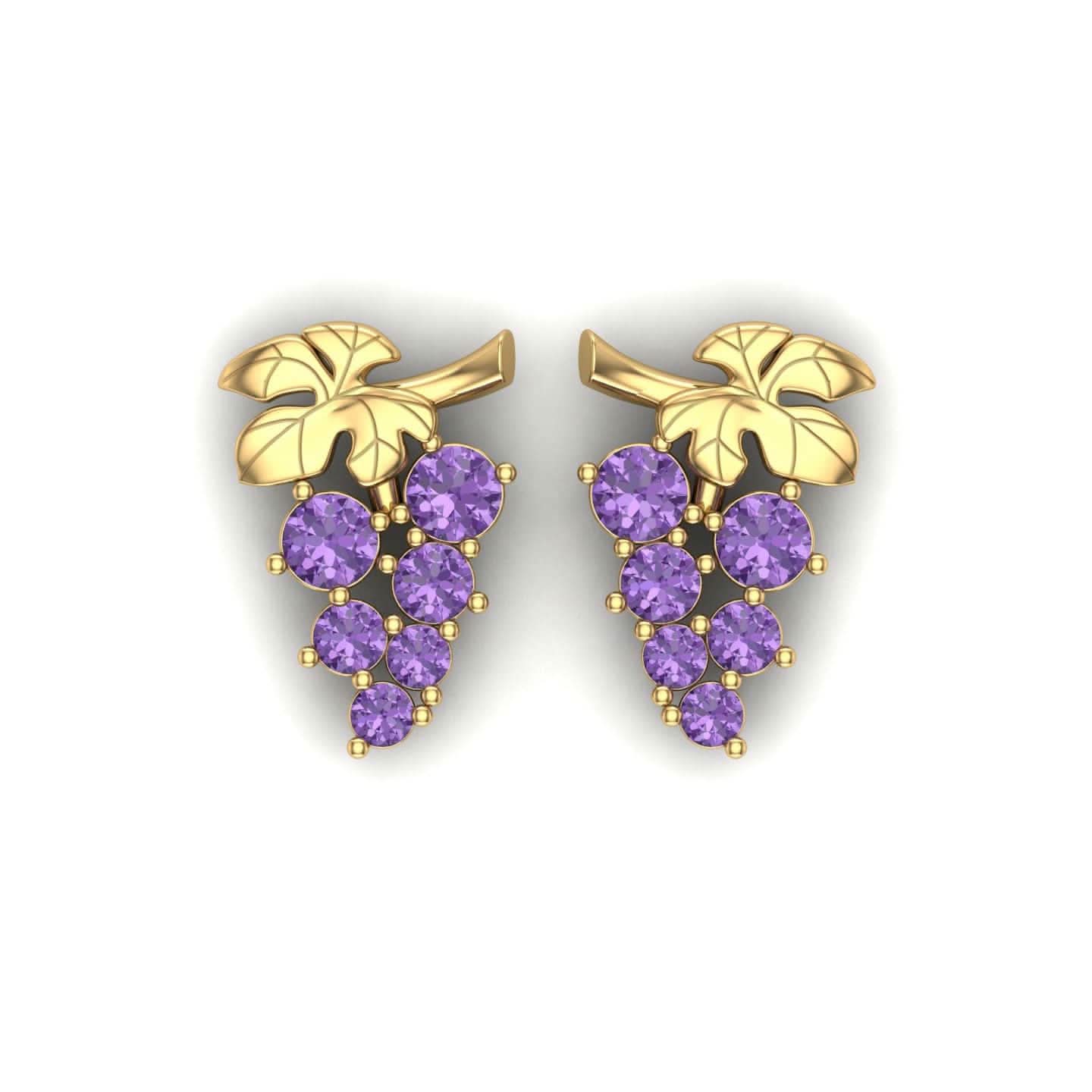 Fall Grape | Earrings