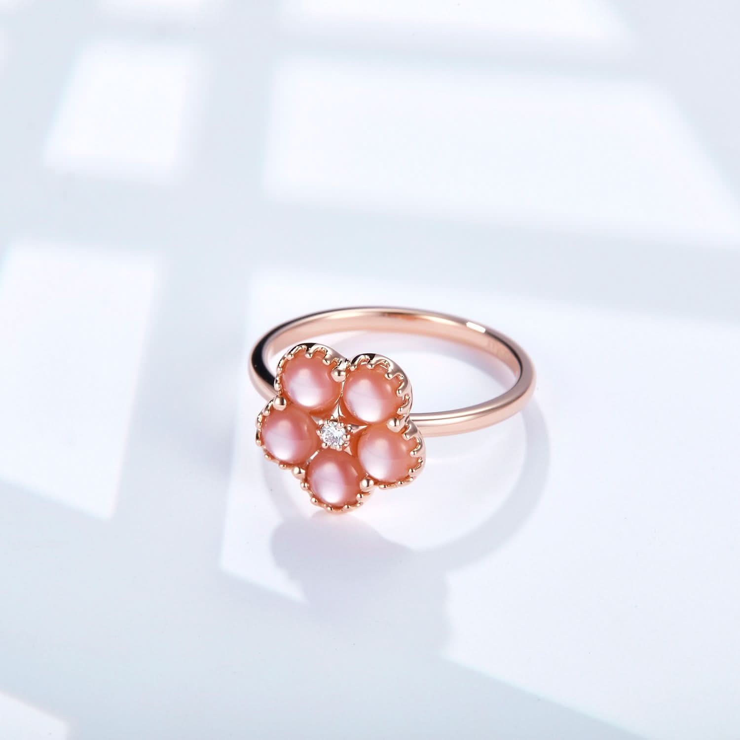 18k Solid Gold Antique Deco Opal and Topaz Cluster Ring - Melbourne, Australia