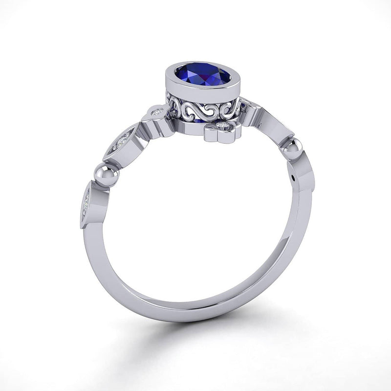 Browse Diamond Bezel Engagement Rings Australia | Gloaming | Rings Melbourne Australia