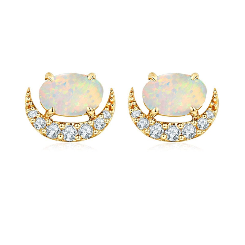 Diamond Stud Earrings Online Melbourne Gold Australian Opal earrings