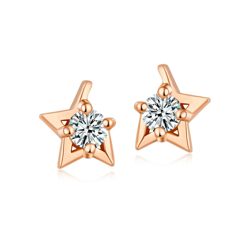 Pisces Star Diamond Earring Studs - Melbourne, Australia