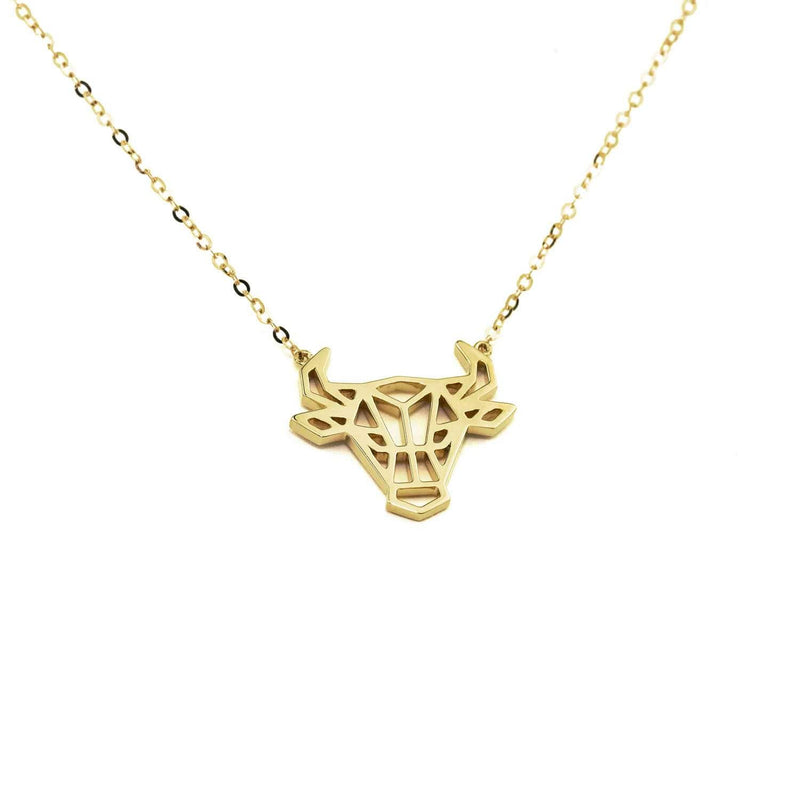 Geometric Animal Zodiac - Ox | Necklaces