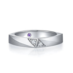 Purple mens engagement rings discount