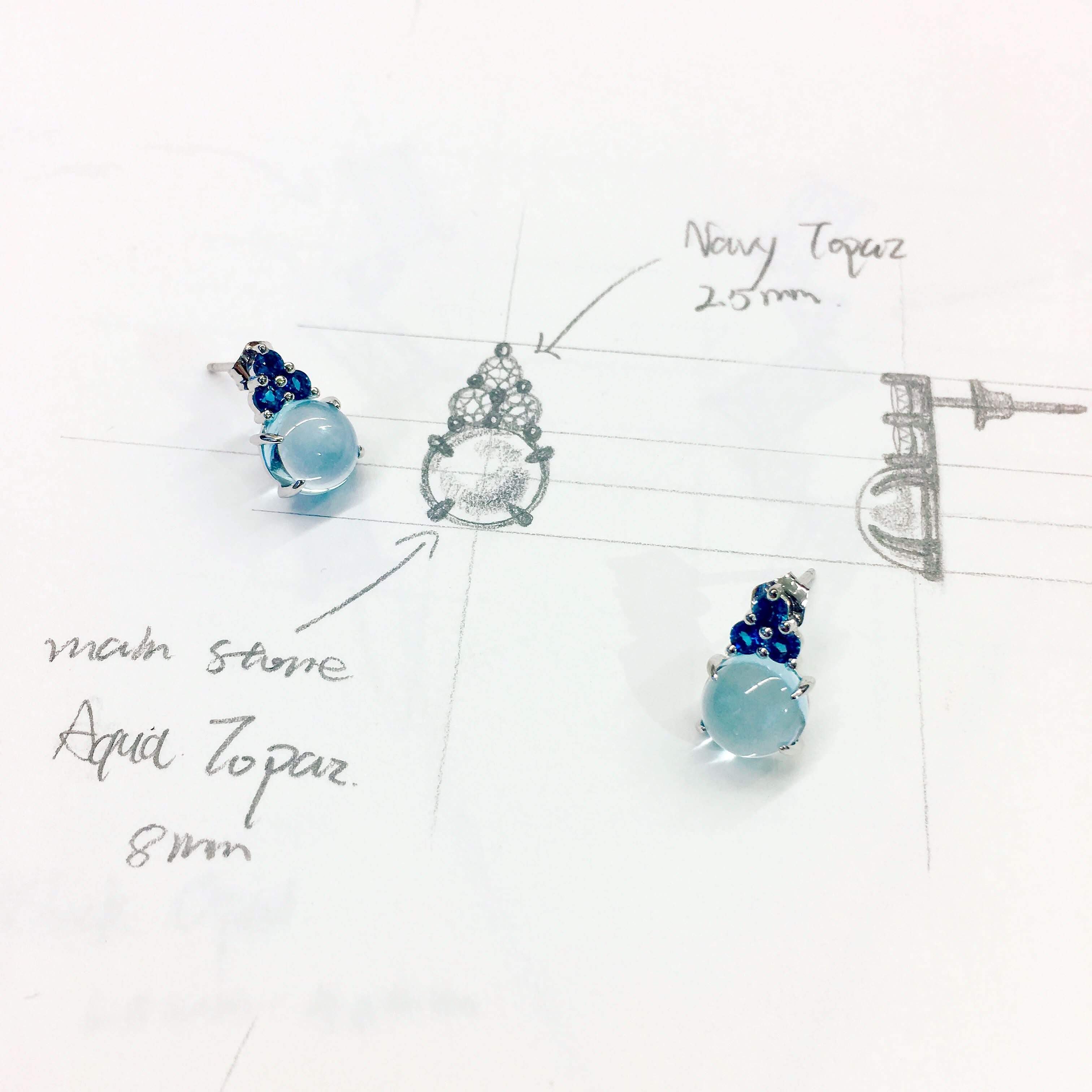 Blue Sand | Earrings Melbourne Australia