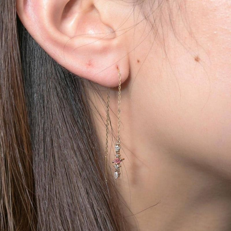 Sapphire and Diamond Drop Earrings - Melbourne, Australia